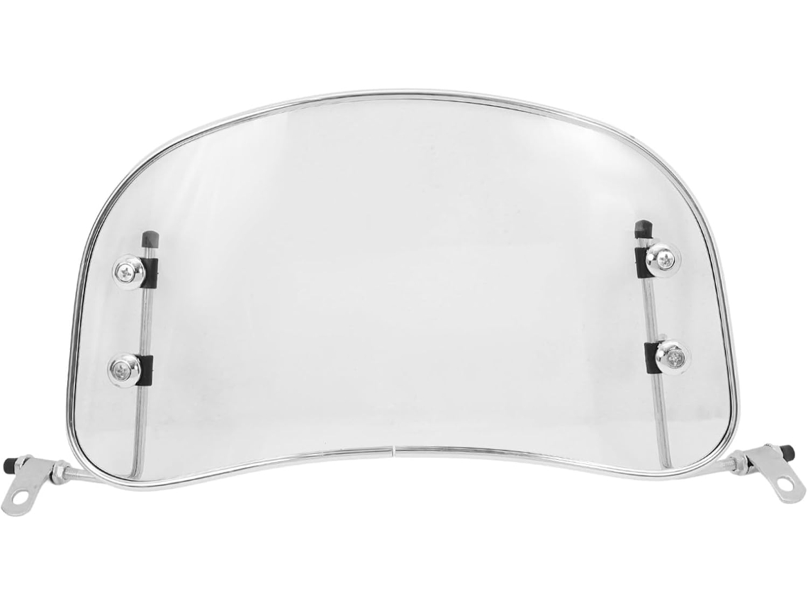Para-brisa de motocicleta com defletor de vento, substituto transparente para