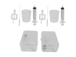 Primerox conjunto de Mamadeira de Medicamento e Seringa Nasal para Bebê com Silicone Seguro 4 Meses +