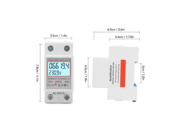 Laxiscreed Medidor De Energia Digital Monofásico Com Tela Lcd E Instalação Em 2 Pinos