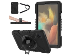 Capa Para Tablet Lurelia, Compatível Com Samsung Galaxy Tab A9 Plus X210/x216 Com Alça De Ombro Preta, Pc, Suporte Giratório, Proteção Antiquedas