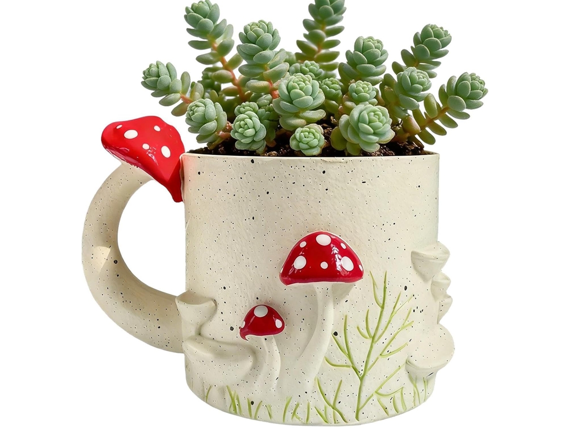 Vaso Genérico de Resina para Plantas Mini Vaso Boêmio para Plantas de Interior, Floreira Decorativa, Ornamento CHABERLU