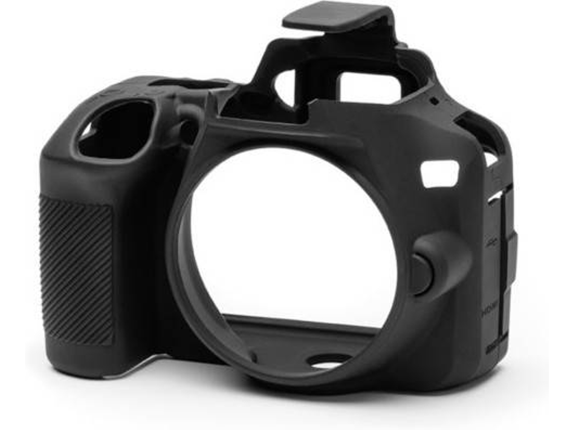Capa Protetora EASYCOVER Nikon D3500 (Preto - Compatibilidade: Nikon D3500 - Silicone)