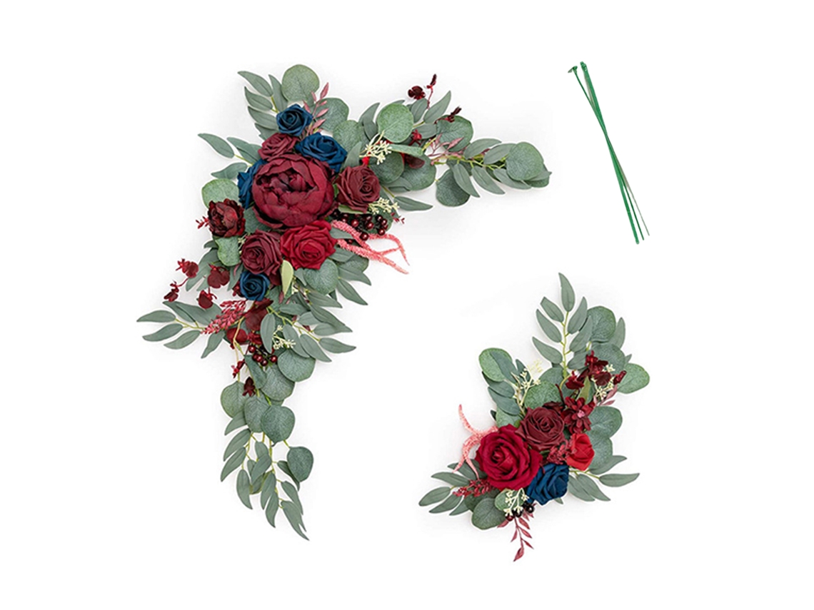 Laxiscreed Arco De Casamento Com Flores Para Decoração Do Palco E Cenário De Noivado