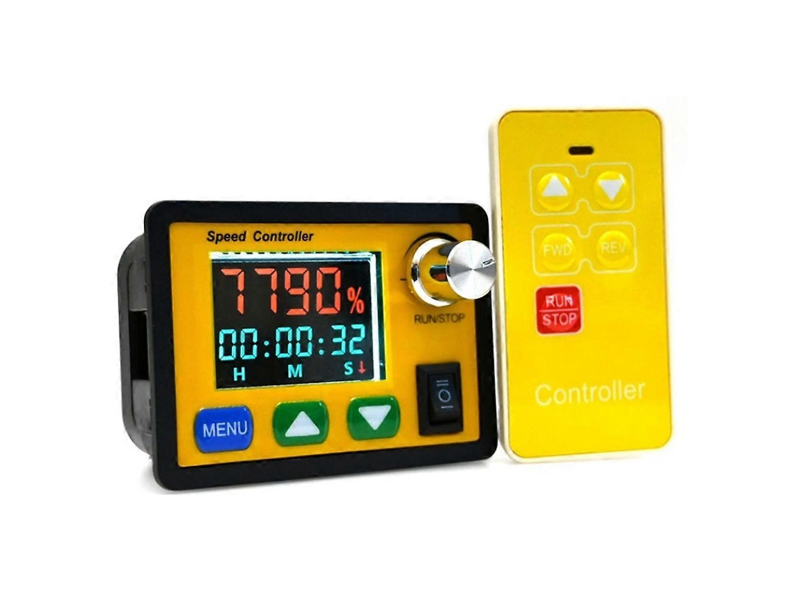 Controlador de velocidade de motor CC ajustável de 6-55 V 20 A com PWM para 12 V 24 V 48 V, com funções de avanço e reversão.