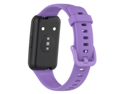 Bracelete Silicone Ajustável para Huawei Band 7 Lilás Roxo