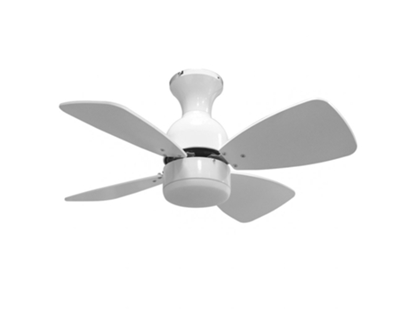 AC FRESCO ventilador branco modo verão e inverno temporizador LED INTERLUSA