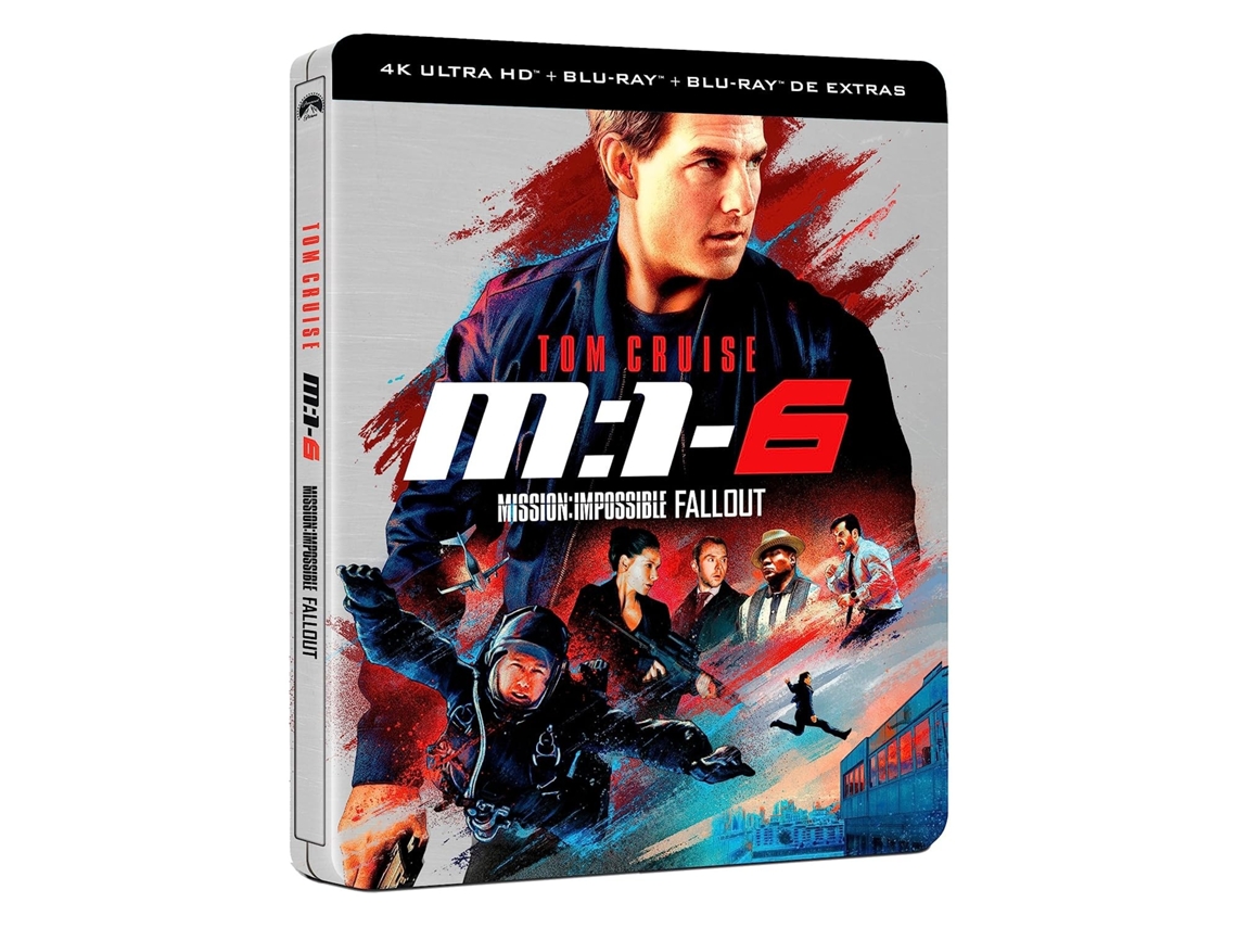 Misison Impossible 6: Fallout (Steelbook) (4K Ultra HD + Blu Ray Extras) 