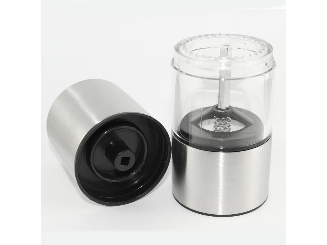 Mini Moedor de Sal e Pimenta Aço Inoxidável AQUAFORGE