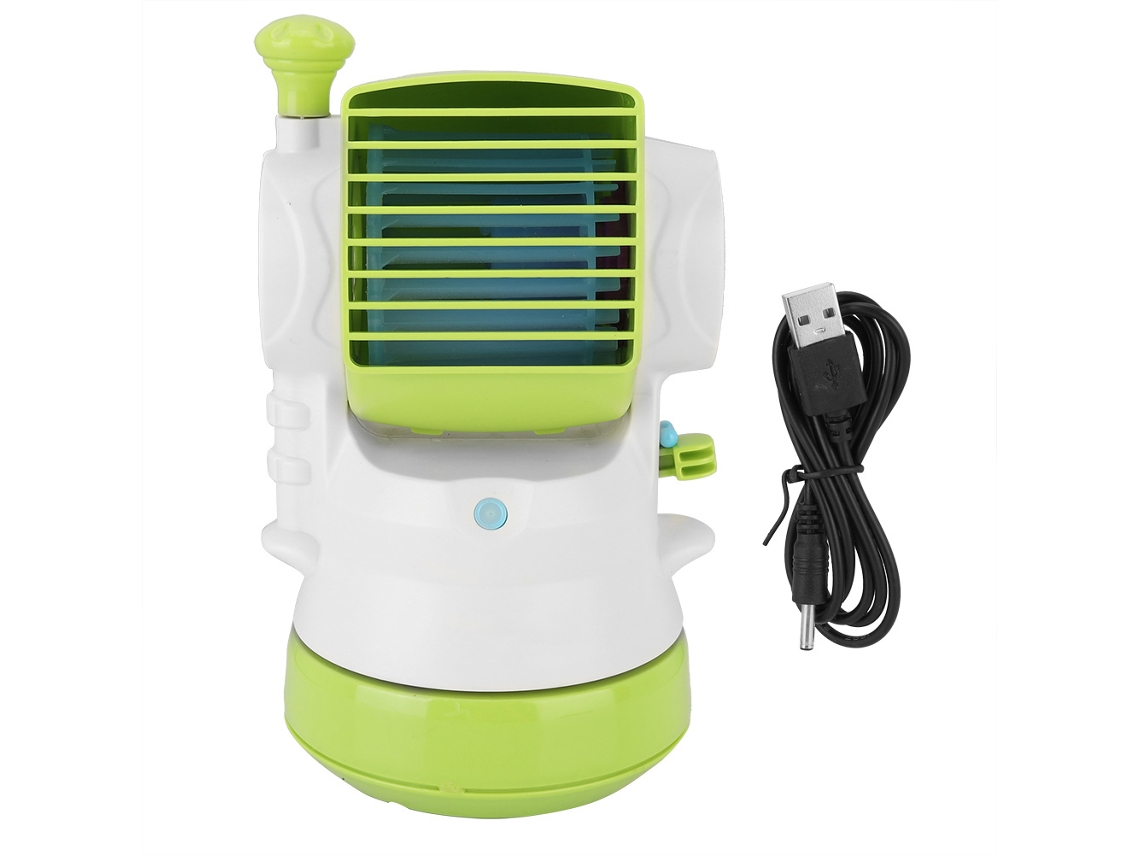 Ventilador Usb Portátil com Umidificador Verde Worten