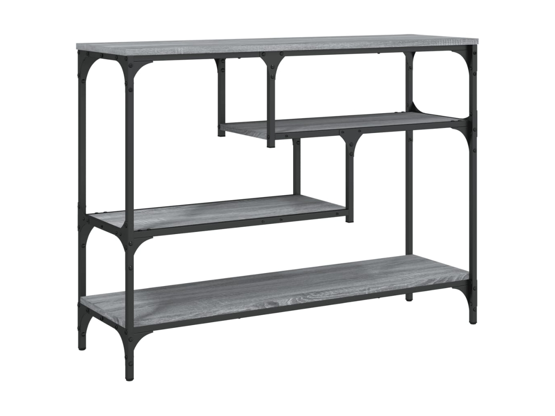 Console Table, Console Tables Vidaxl Cinzeto Madeira Processada (n/a)