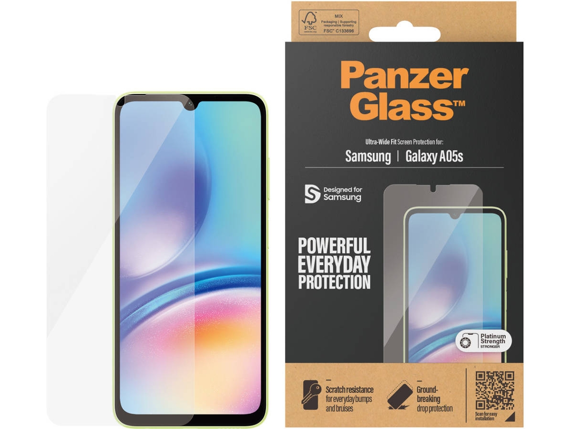Película de Vidro PANZERGLASS Samsung Galaxy A05S Ultra-Wide Fit