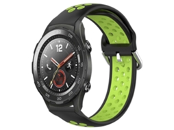 Pulseira De Silicone Esportiva Perfurada E Respirável De 20 Mm Para Huawei Watch 2