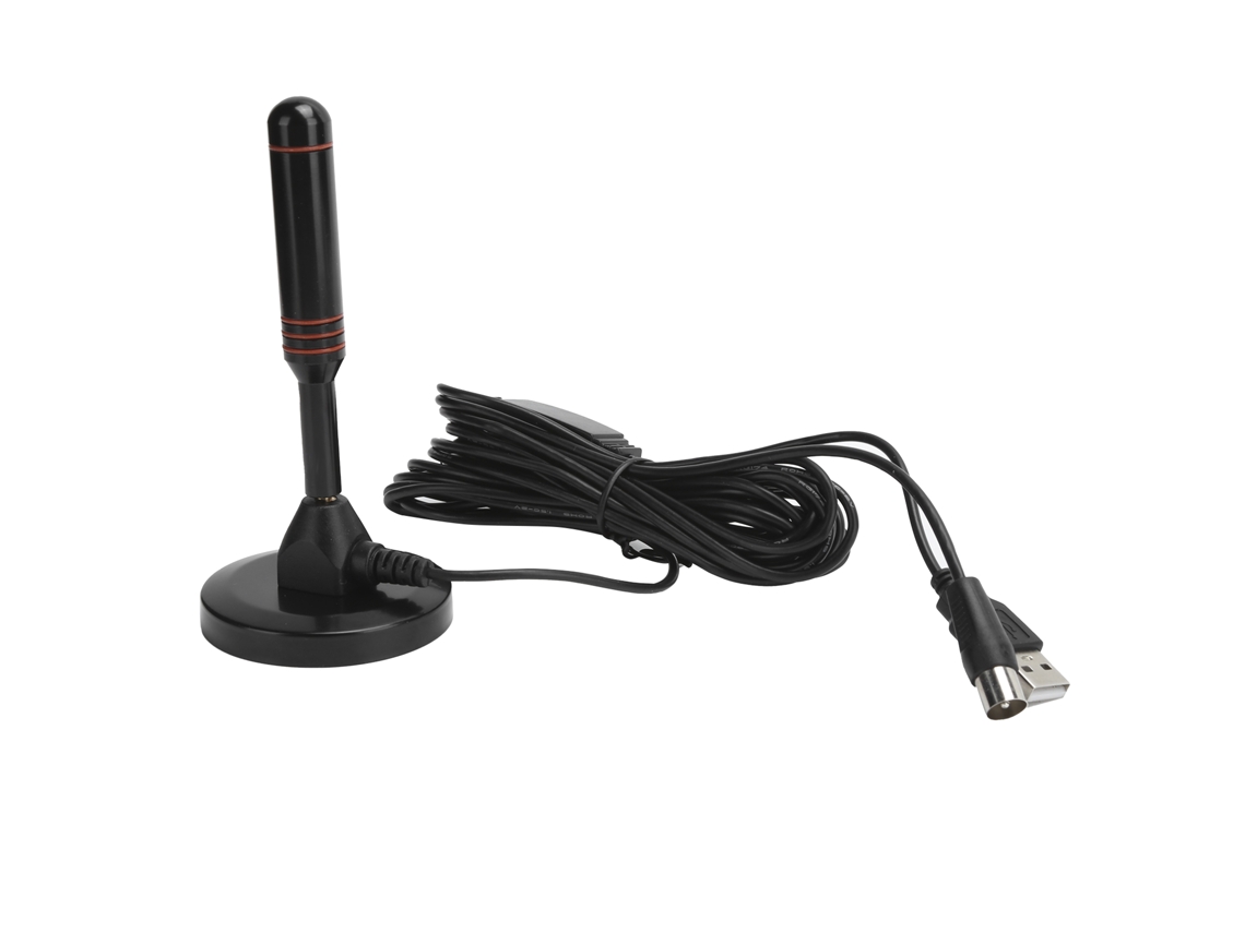 Antena De Tv Digital Com Cupula De Sucção Recepção De Sinal Vhf174-230/uhf470-862mhz
