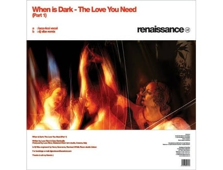 Vinil The Love You Need Part 1 Renaissance