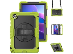 Capa Híbrida De Silicone Para Tablet Lenovo Tab 10.1 / Zhaoyang K10c E Lenovo Tab M8 De 4ª Geração Com Alça De Ombro.
