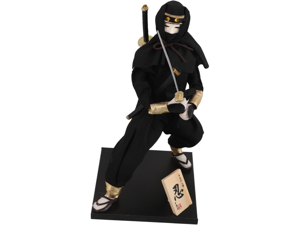 Estátua Guerreiro Japonês Estatueta Combate Tradicional Decoração Escritório Ornamento Colecionável GOKOCO
