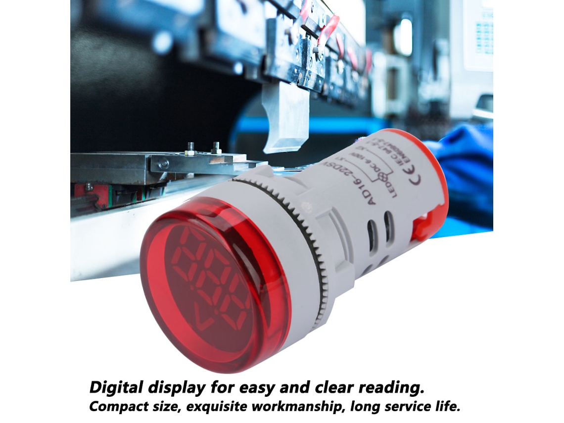 Voltímetro Digital Led Dc com Indicador