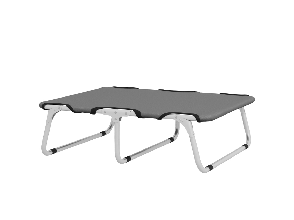 Cama Dobrável 10kg Cães Cinza 71x58x20 VOLTEDGE