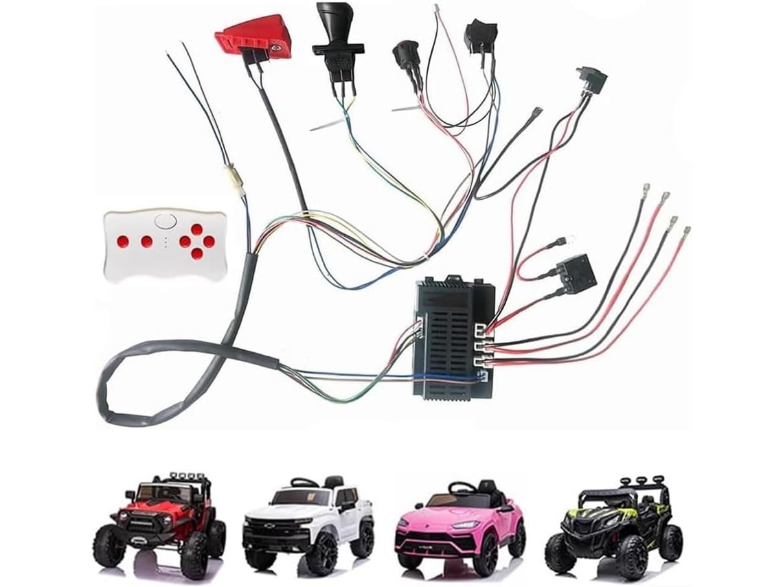 Kit De Modificação De Chicote Elétrico De 12v Com Controle Remoto 2.4g