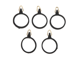 Anub suporte de Gancho para Vara de Pesca em Aço Inoxidável com Borracha 5pcs Acessório para Vara de Pesca
