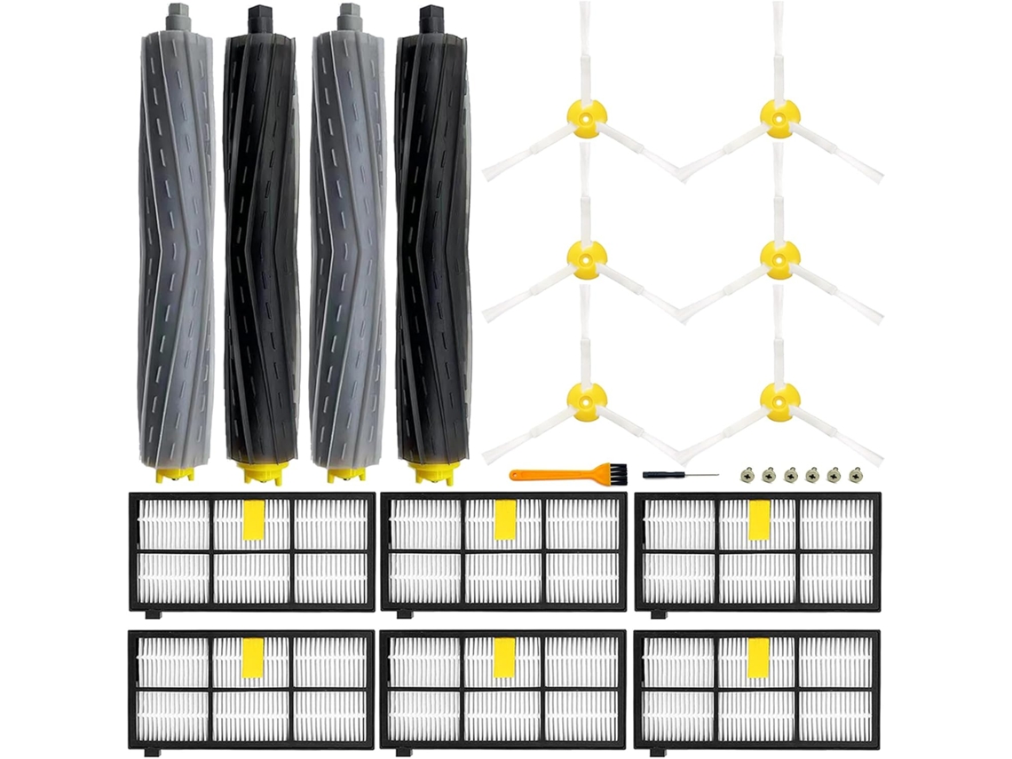 Kit Acessórios De Substituição Para Irobot Roomba Séries 800 E 900 (16 Peças) Cuich