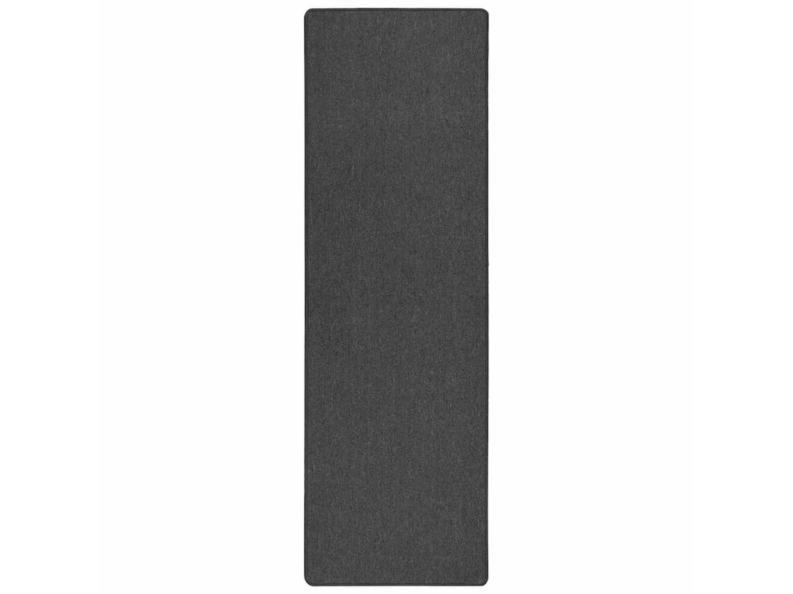 Conjunto 1 Tapete Runner Vidaxl Cinzento-baço Polipropileno (100 X 250 Cm)