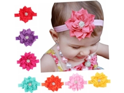 Conjunto De 12 Faixas De Cabelo Para Meninas E Meninos, Acessórios De Cabelo Florais, Design Elegante.