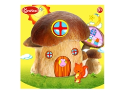 Quebra-cabeça De Madeira Para Crianças, Brinquedo Educativo Precoce, Quebra-cabeça Fofo (casa De Cogumelos)
