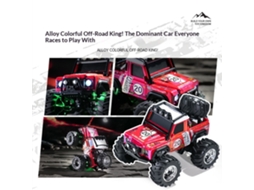 Amarelotrasped Hg4 335 Rtr 1/64 2.4g Rwd Mini Carro Rc Liga Metálica Cyber Off road Escalada Luz Led App Controle 3 Velocidades Modelo MDUG