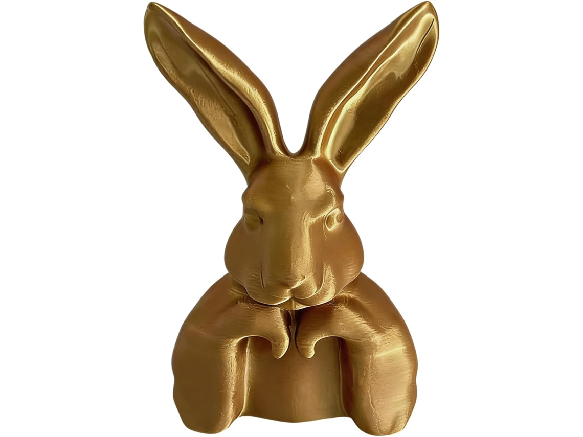 Esculturas De Coelho Impressas Em 3d | Presente De Páscoa Para Casa