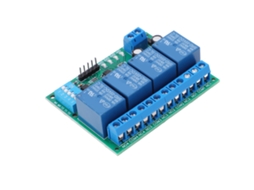 Módulo Relé 4 Canais Controle Placa 5v Dc