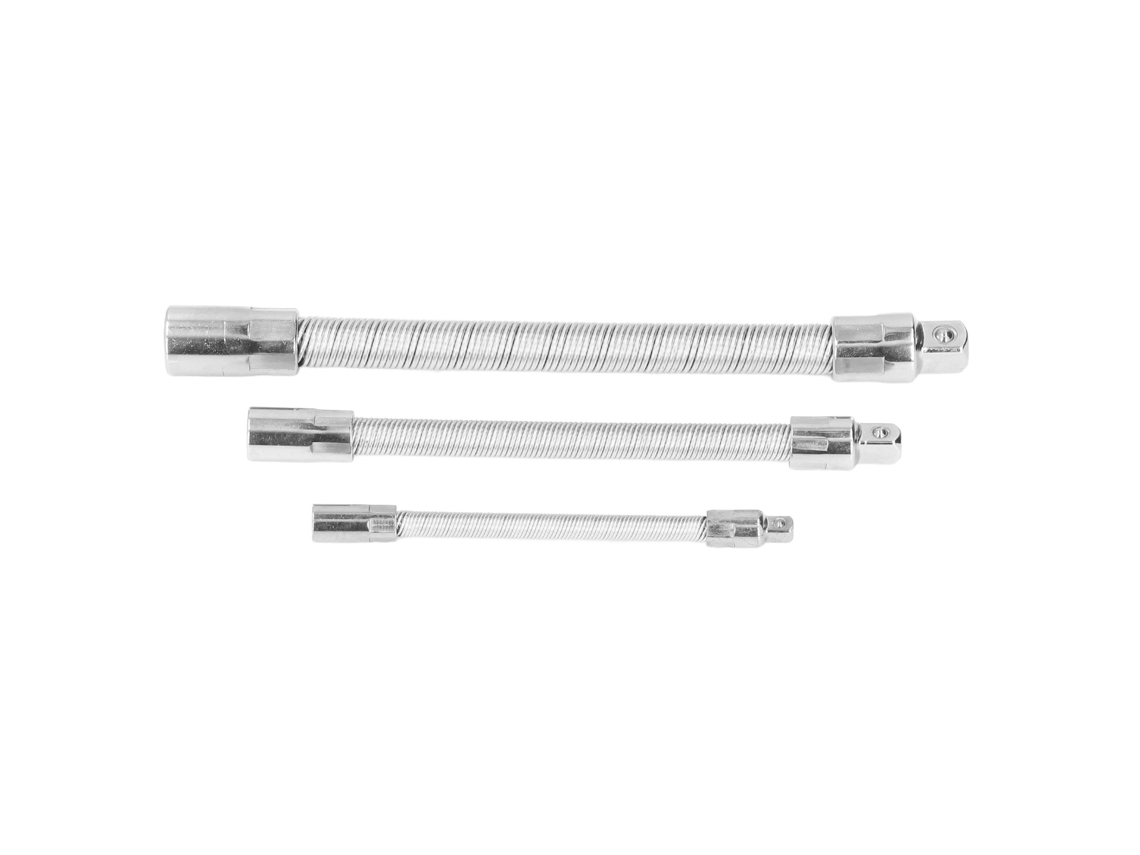 Conjunto De Extensões De Soquete Laxiscreed Com 3 Peças Flexíveis E Conexão Universal