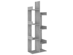 Book Cabinet, Book Cabinets Vidaxl Cinzeto Madeira Processada (n/a)