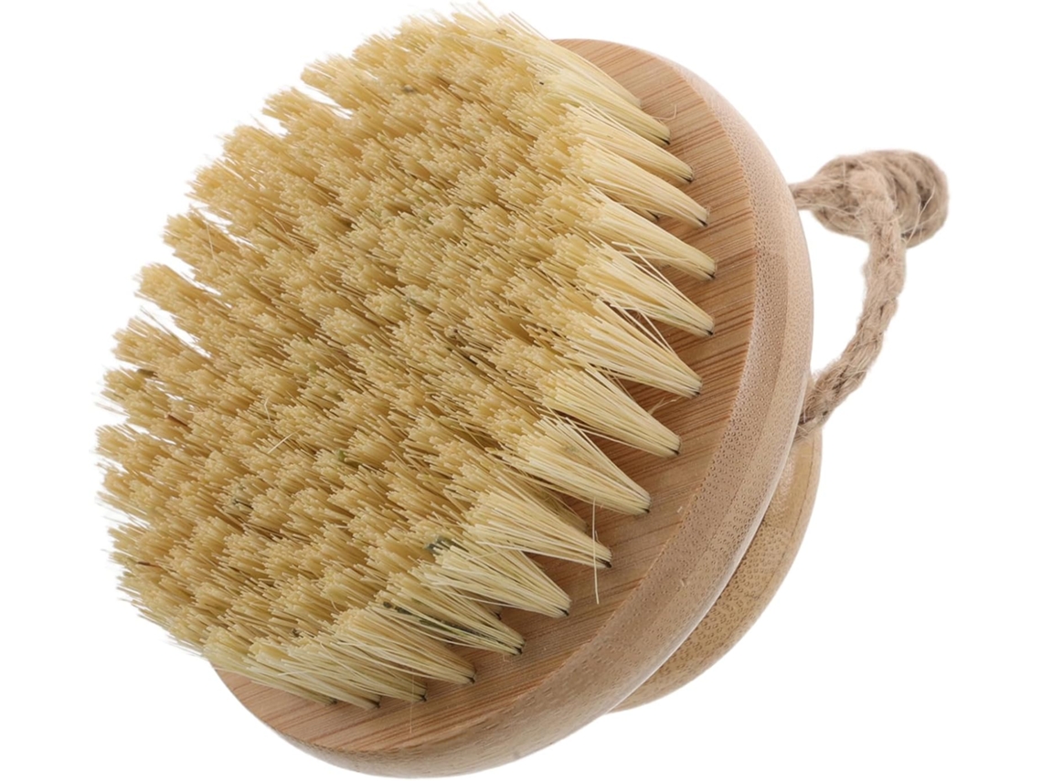Escova De Banho Esfoliante Bambu Cabilock Para O Corpo, Cerdas Naturais De Javali, Esfoliante Multiuso Para Pele Morta