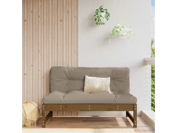 Maison Exclusive - Sofá De Centro 120x80 Cm Madeira De Pinho Maciça Castanho-mel