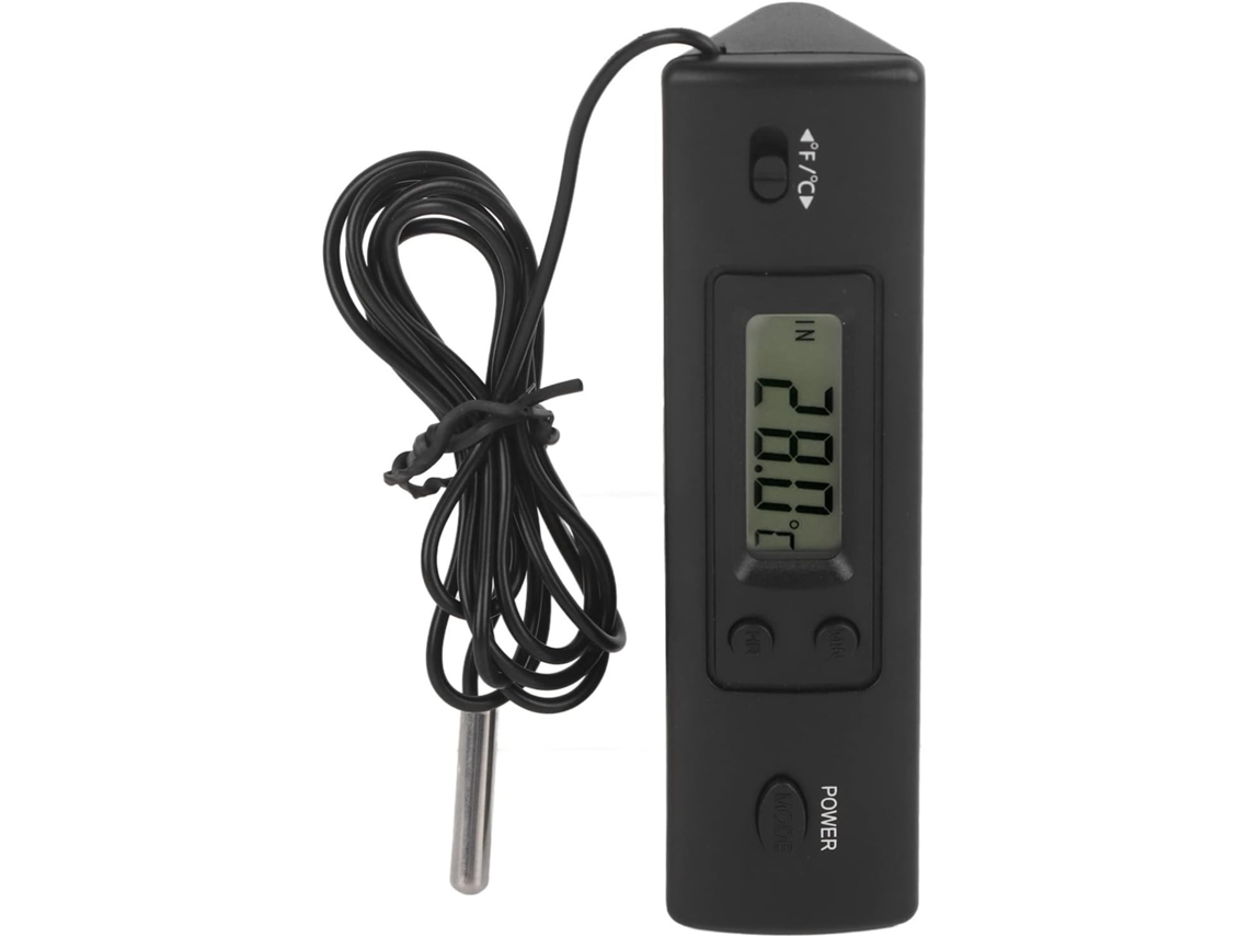 Termômetro Para Geladeira, Termômetro Digital Com Sonda, Medidor De Temperatura Digital Lcd Eletrônico, Sensor De Sonda
