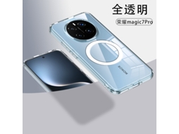Capa Transparente Magnética Para Celular Com Proteção Total E Airbag Contra Impactos.alta Transparência ímã Forte, Honor 200 Pro