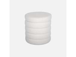 Banco de Caixa Encaracolado Branco Branco SWEEEK