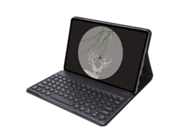 Lurelia Capa Com Teclado Para Tablet Lenovo M10 Plus 3ª Geração 10.6 2022, Preto, Mouse Dual-mode 2.4g