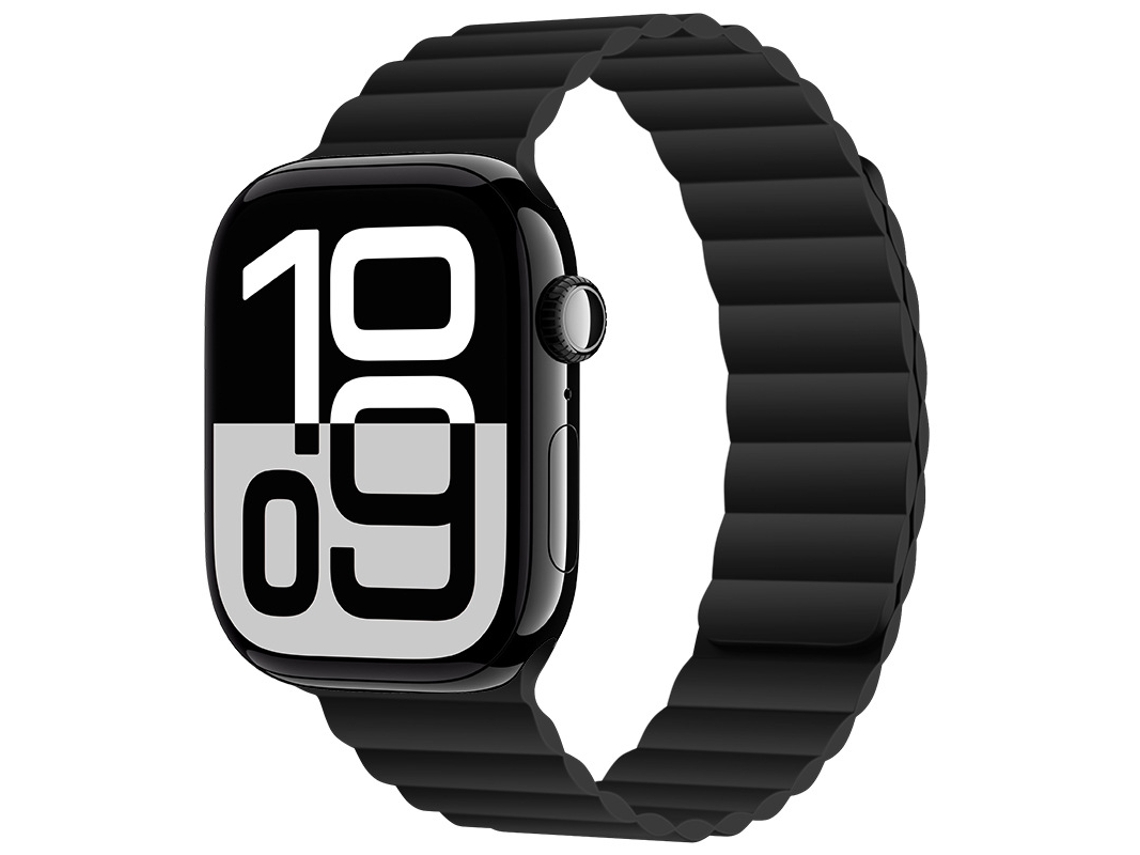 Bracelete Para Apple Watch 42/44/45/46/49mm Preto Cuich