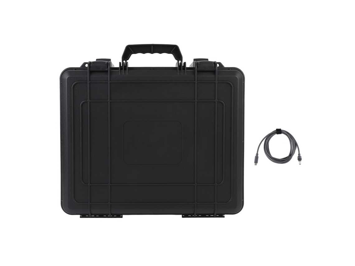 Capa De Transporte Para Satélite Com Espuma Eva Cortada Precisamente, Cabo Usb C Para Dc E Alça Para Viagem