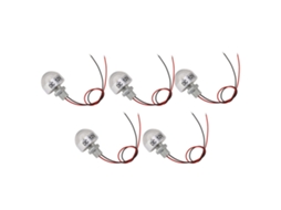 2026 5pcs Luz Led de Pozo Enterrado Dc 12v 1w Mini Foco Empotrado para Gabinete Joyas Techo Escalera Paisaje