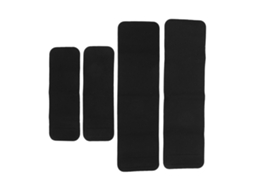 Conjunto de 4 peças de suporte para coxas e manga de compressão para a parte superior do braço, ideal para basquete, ciclismo e corrida. Brilvibera