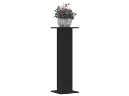 Vidaxl Suportes P/ Plantas 2 Pcs 30x30x95 Cm Derivados Madeira Preto