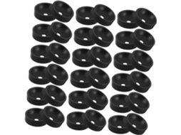 Conjunto De 50 Porcas De Plástico Pretas Para Suporte De Celular Veicular.