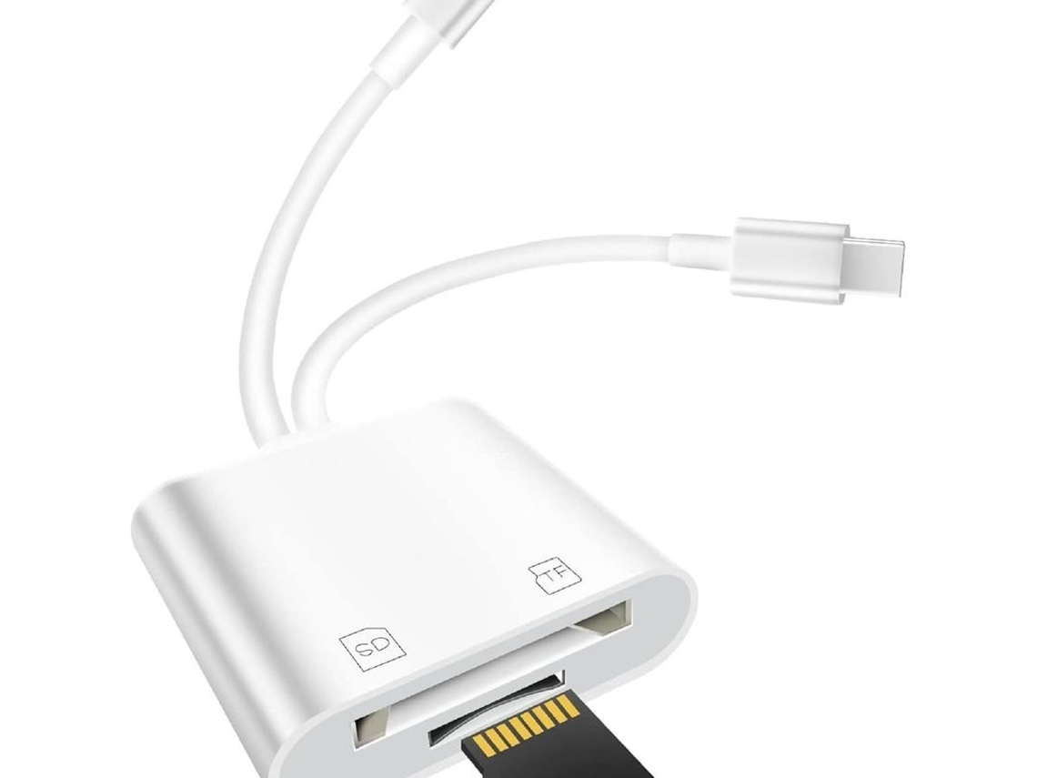 Lurelia Adaptador Otg Lightning Para Iphone/ipad, Com Carregamento