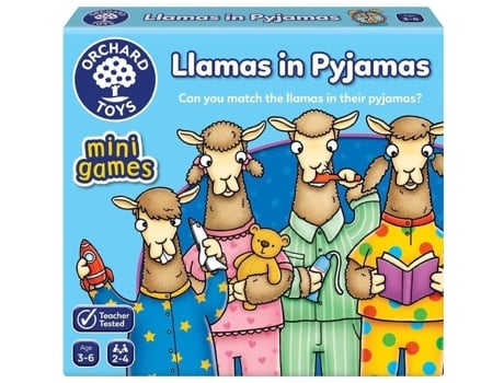 Orchard Toys Lhamas em Pijama MiniTravel Game, Multi, One Size