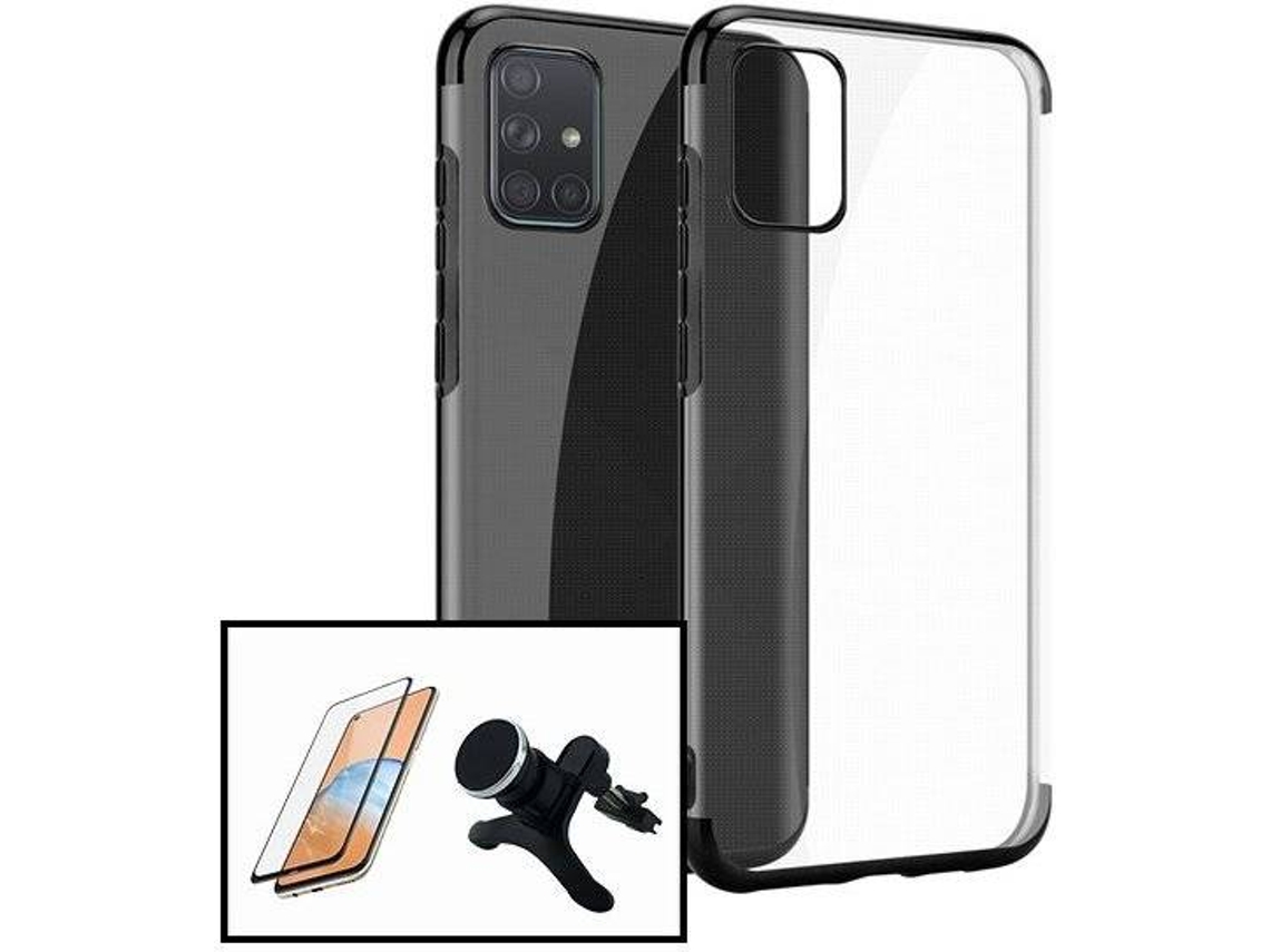 Capa + Película + Suporte Samsung Galaxy A41 SlimArmor (Preto)