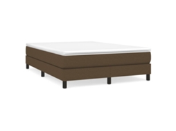 Box Spring Bed, Box Spring Beds Vidaxl Marrom Tecido (140 X 190 Cm)