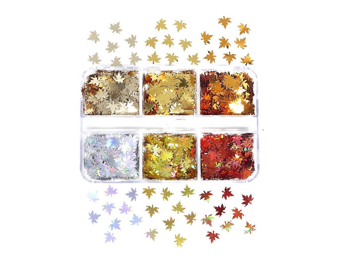 6grids Nail Art Fatias Lantejoulas Holográficas Folha De Bordo Glitter Flocos Paillette Adesivos De Gel Uv Para Unhas Holo Nail Seq 2 Hengrongshen